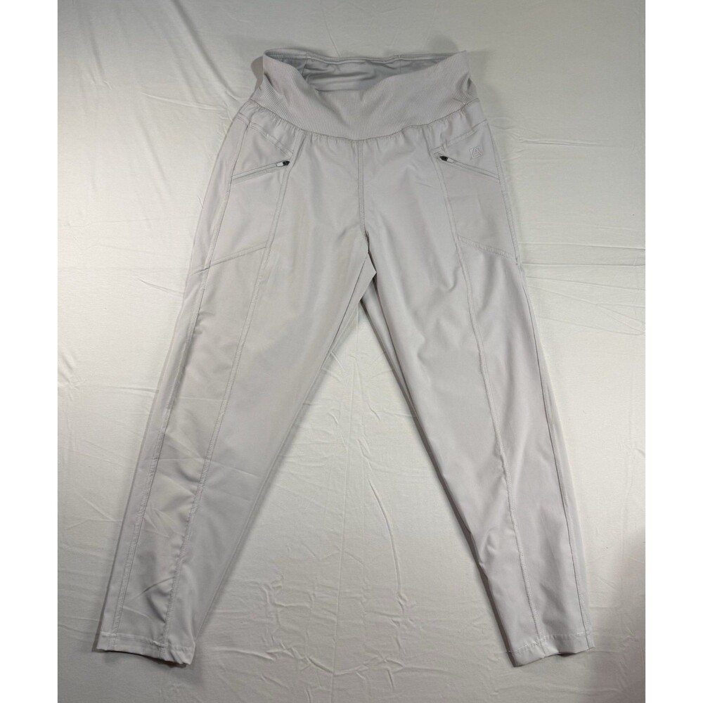 Avalanche Women’s Size M Lt Beige Ankle Leggings – Pull‑On – 4 Pockets Hiking